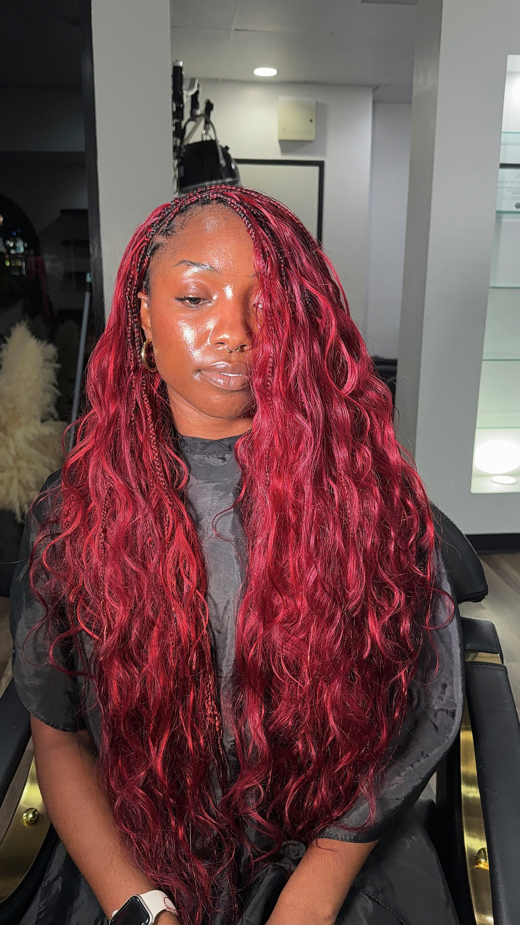 Body Wave Boho Braid Human Hair (Color #BURG | Bright Burgundy)