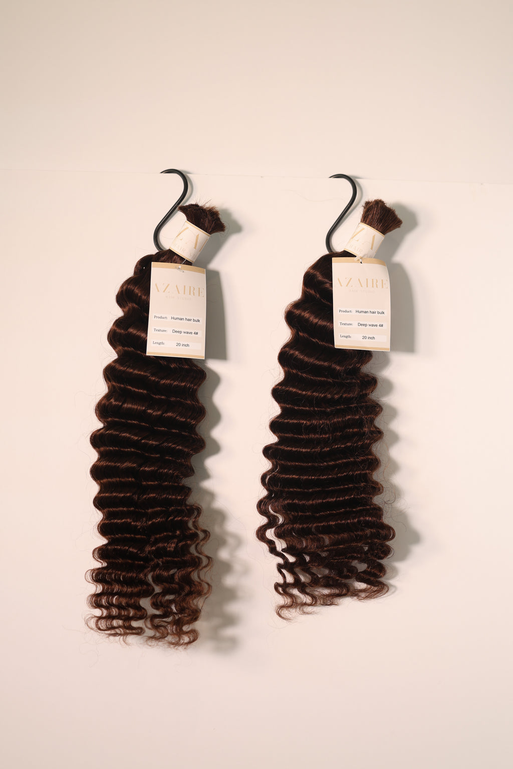 Deep Wave Boho Braid Human Hair (Color 4 Dark Brown)