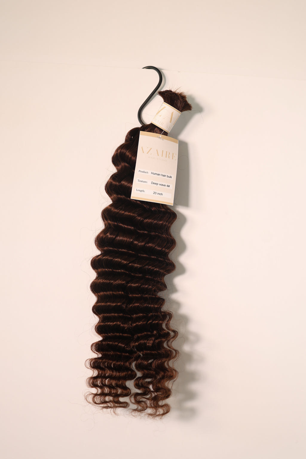 Deep Wave Boho Braid Human Hair (Color 4 Dark Brown)