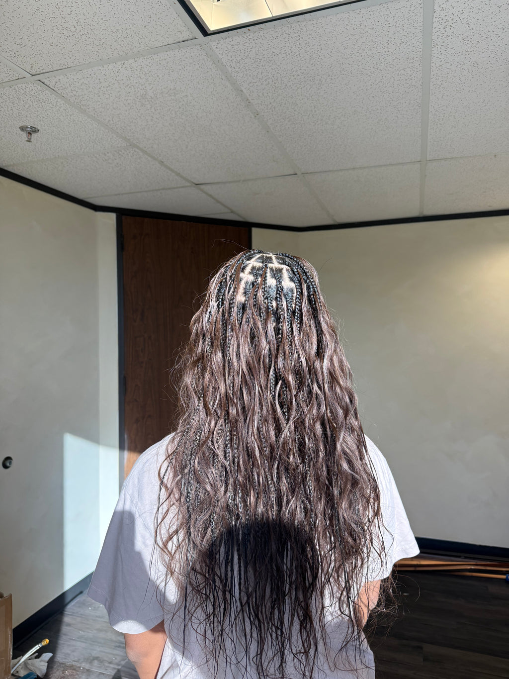 Body Wave Boho Braid Human Hair (Color 4 Dark Brown)